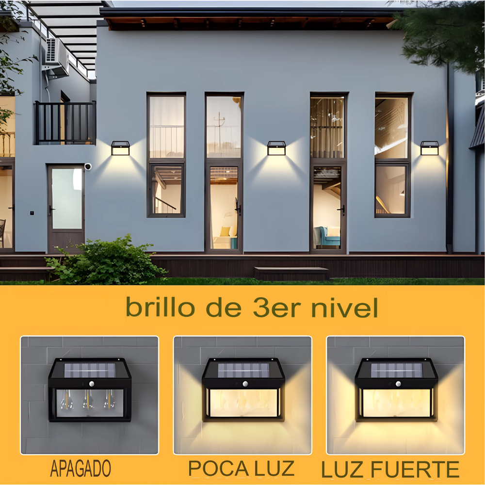 Miniatura 6 de Lampara Solar De Pared Exteriores BK-888