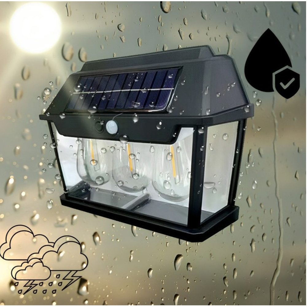 Miniatura 4 de Lampara Solar De Pared Exteriores BK-888