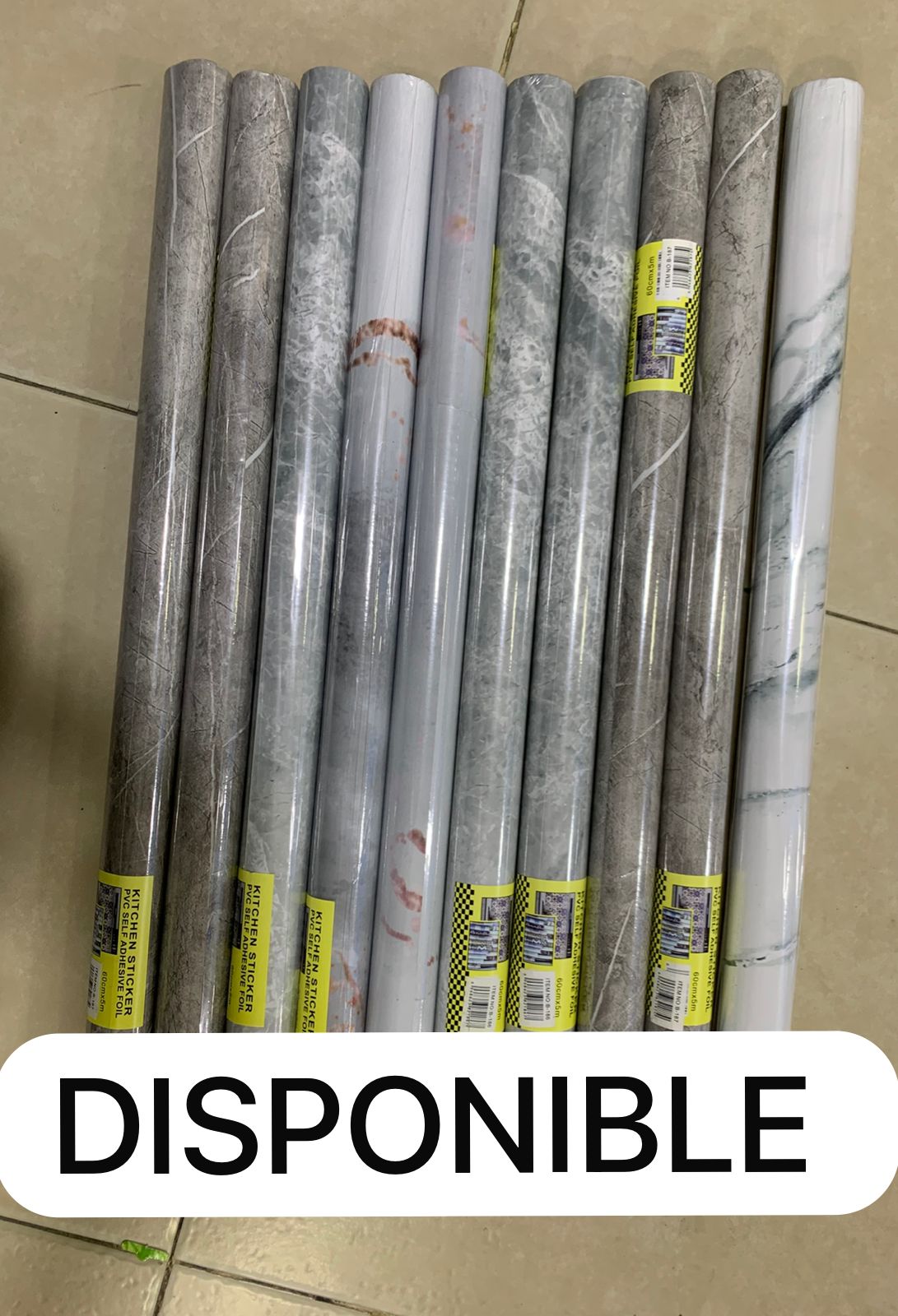 ROLLO DE PAPEL TAPIZ ADHESIVO MARMOL