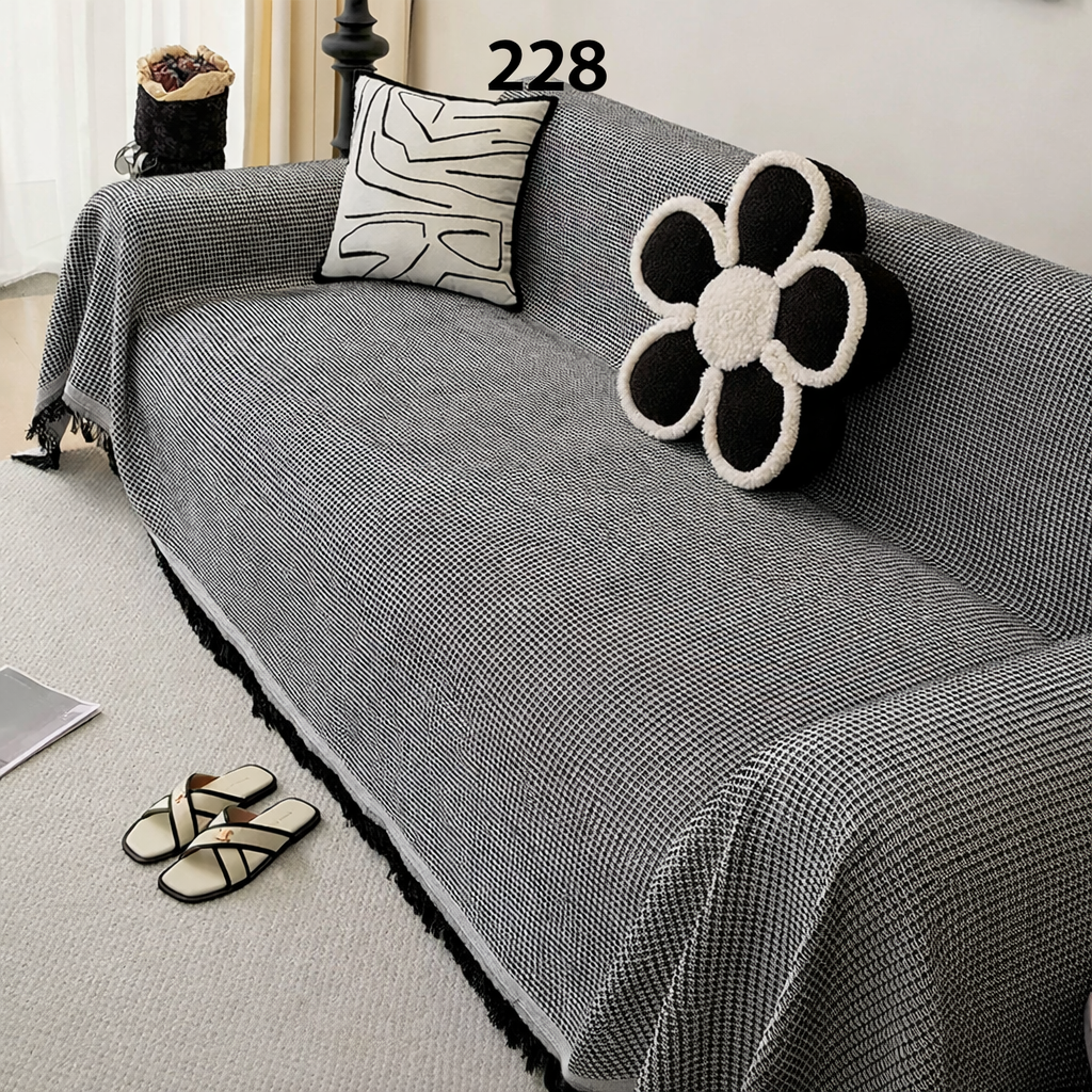 Manta clasica para sofa