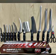 Set De Cuchillos Negros