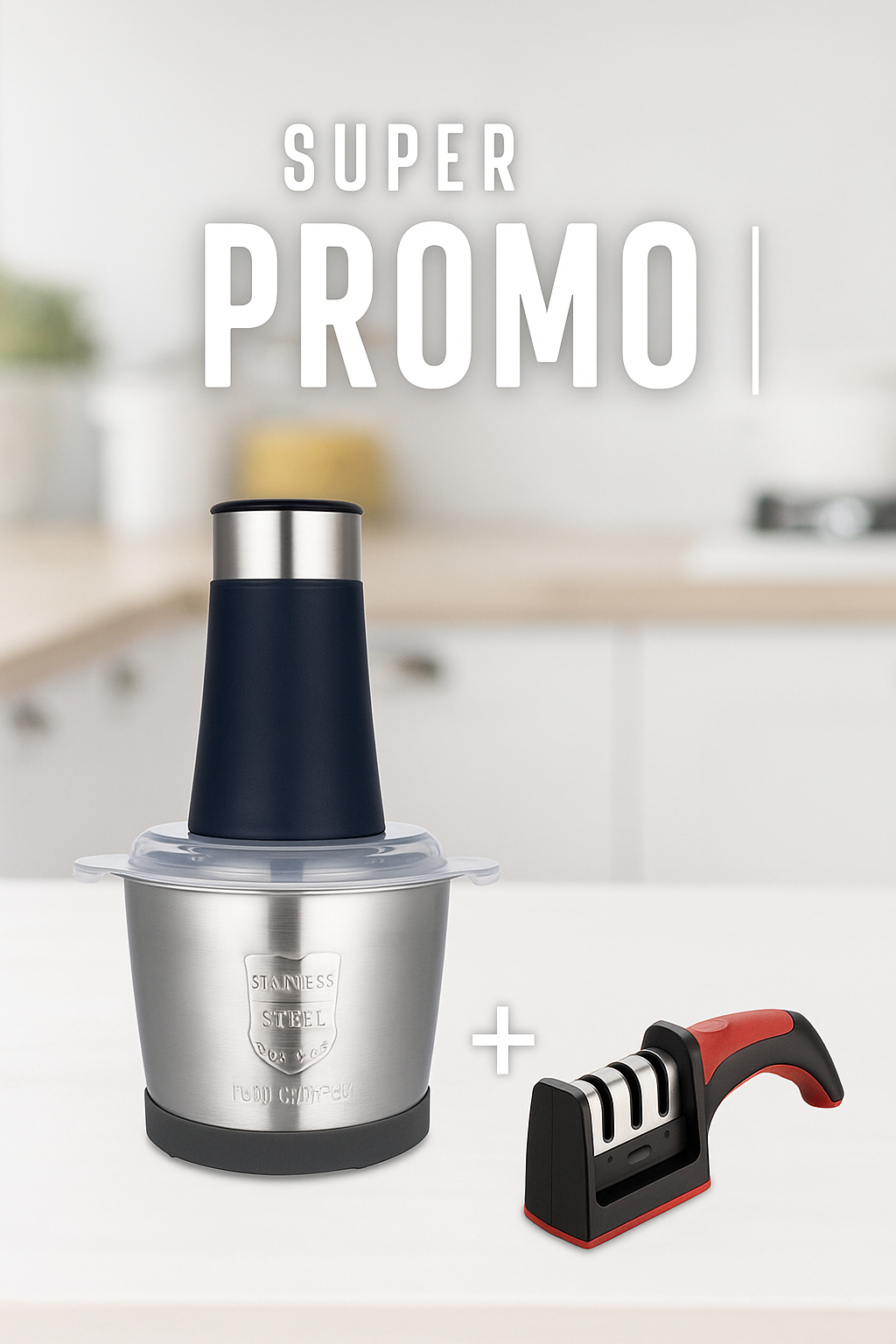 combo picatodo Sokany + afilador manual