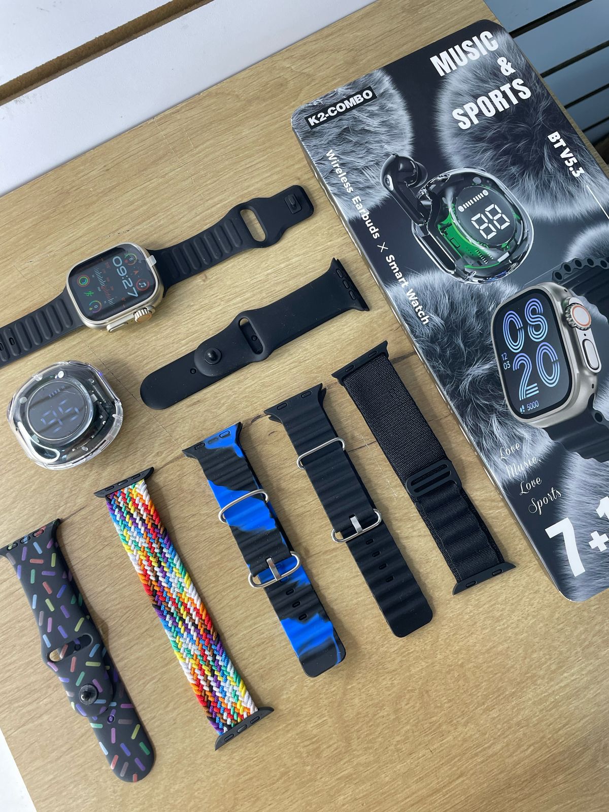 COMBO K2 (AURI.GAMER + RELOJ + 7 PULSOS)