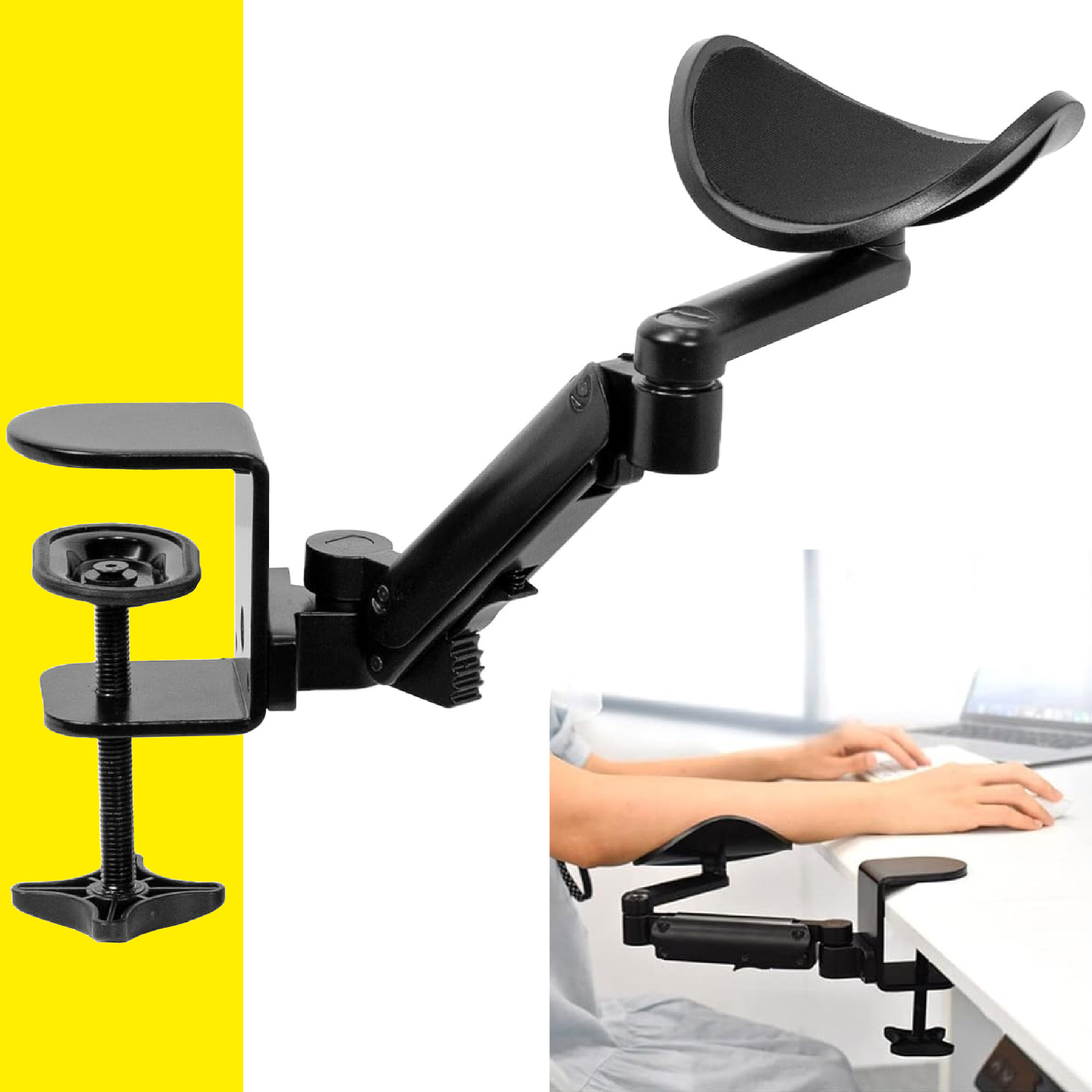 Miniatura 7 de Reposabrazos Ajustable Giratorio 360°