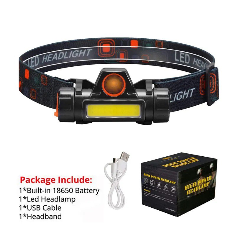 Linterna Minera  Frontal Led Q5 High Pow