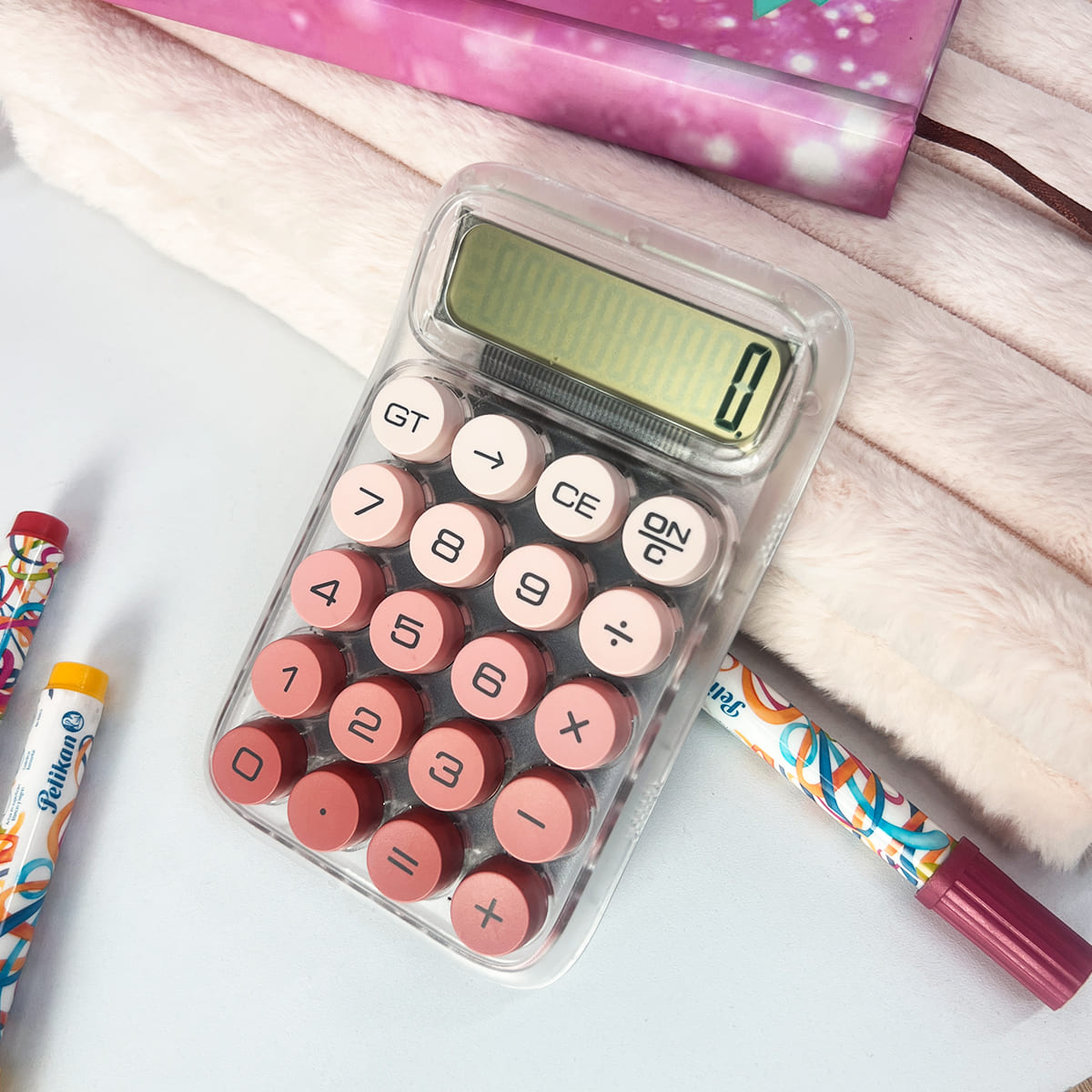 Calculadora Transparente Kawaii B2-25