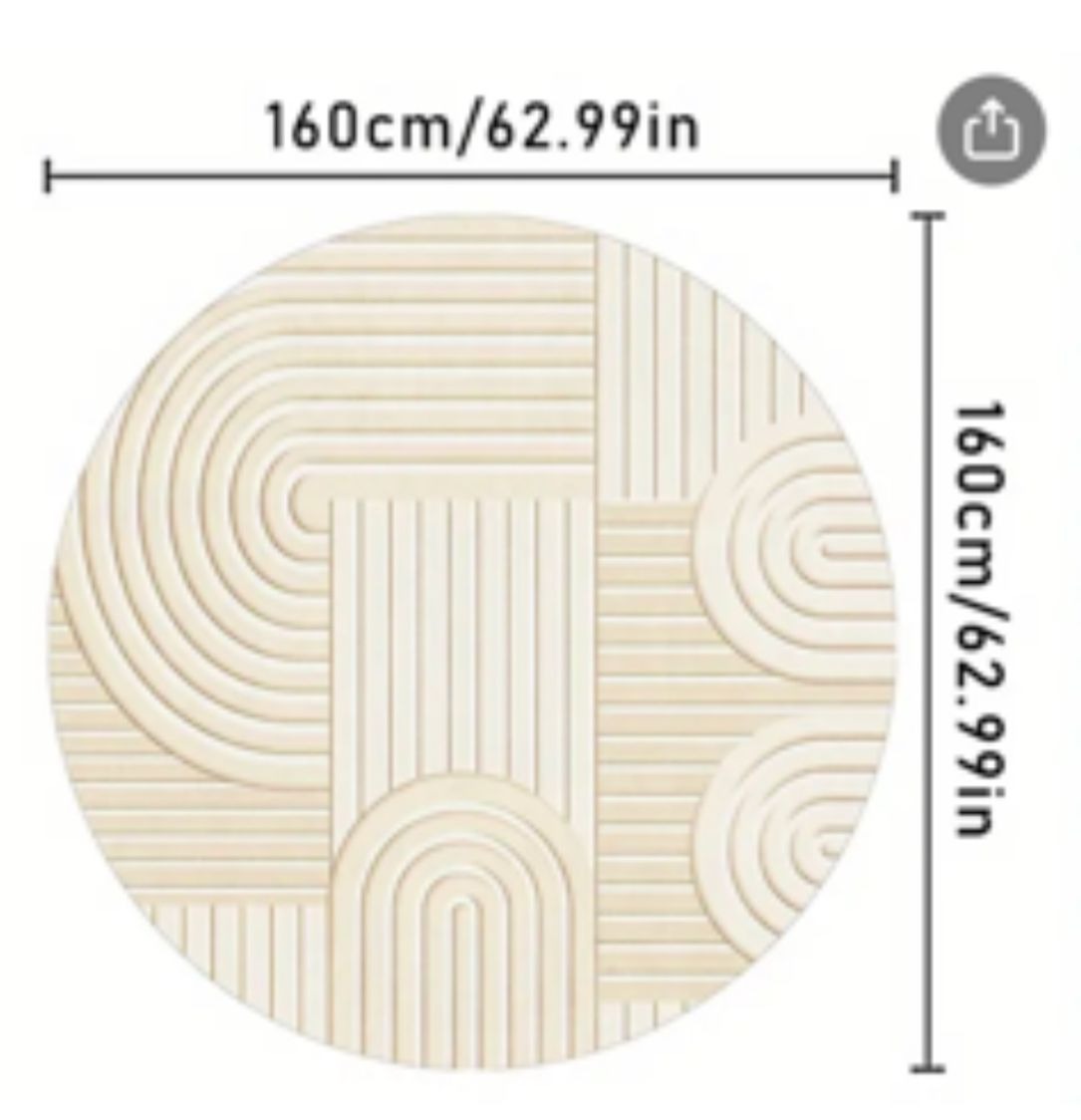 Tapete Redondo 160cm