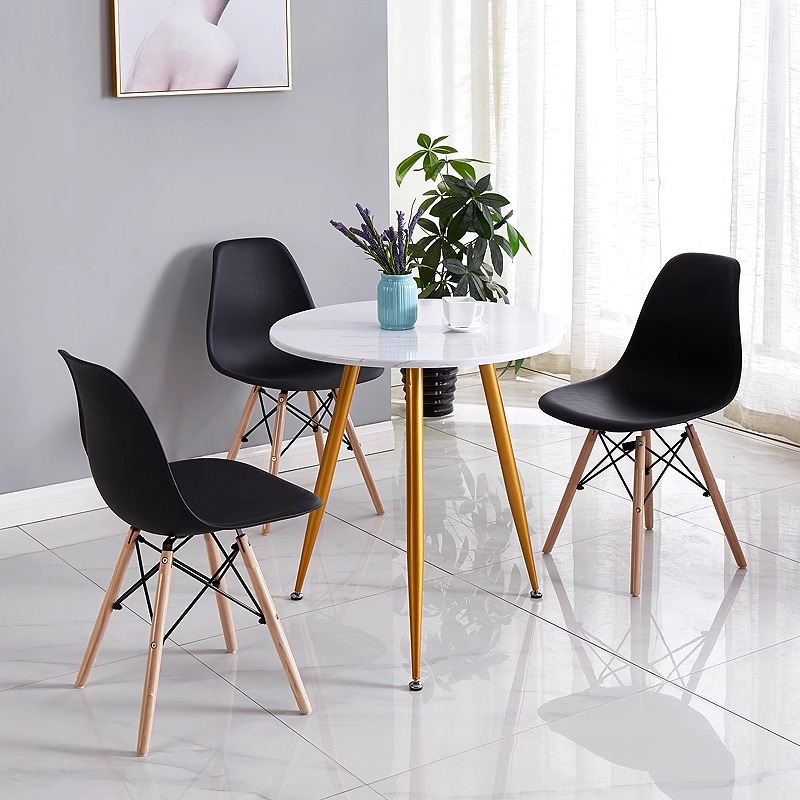 Miniatura 3 de sillas eames black x4