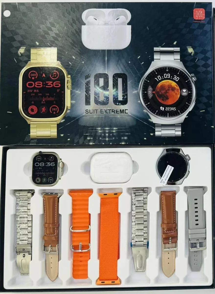 RELOJ  I80 10 EN 1 SET