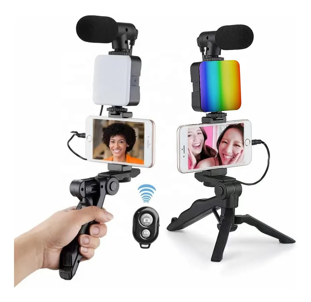 Kit de video con luz RGB