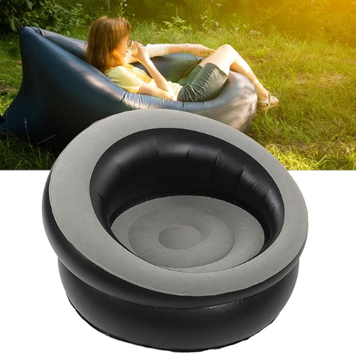 Silla Inflable Redonda Roja