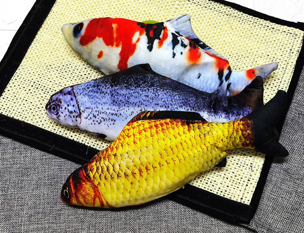 Juguete pez para mascotas.