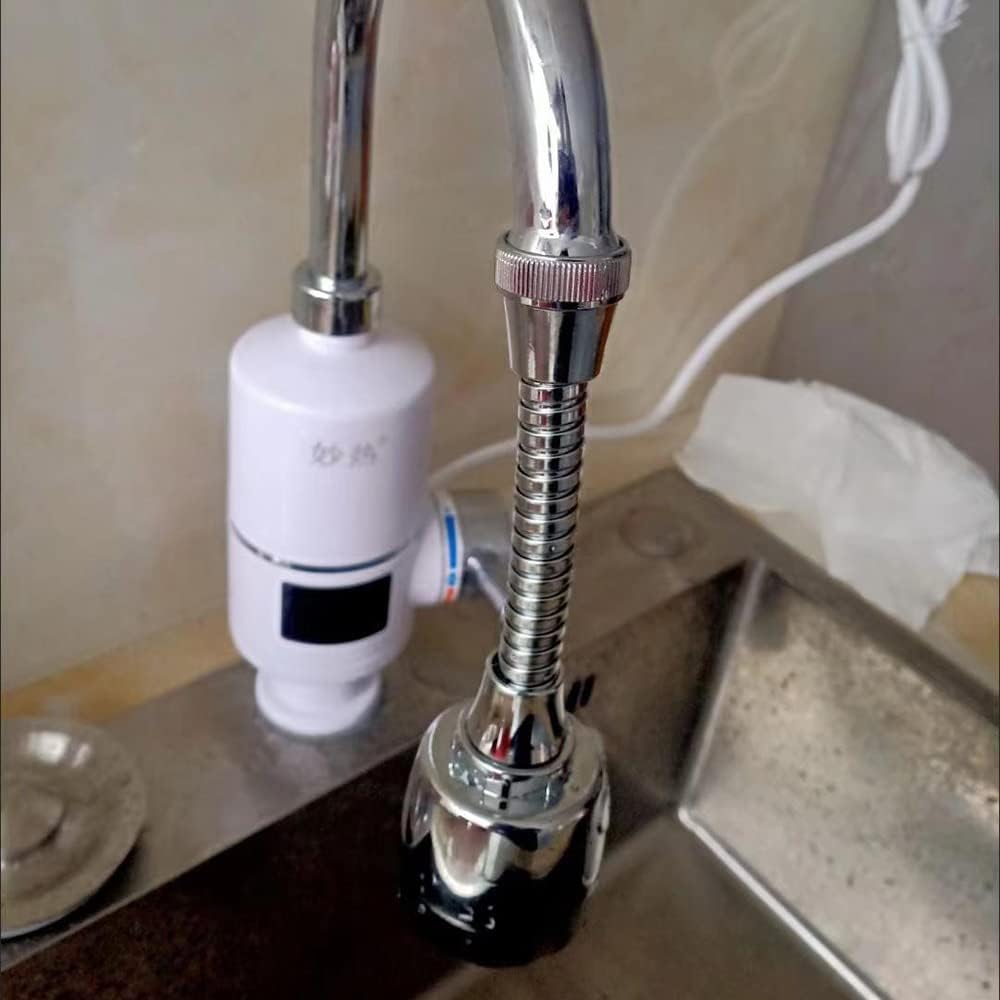 Grifo metálico 360° largo