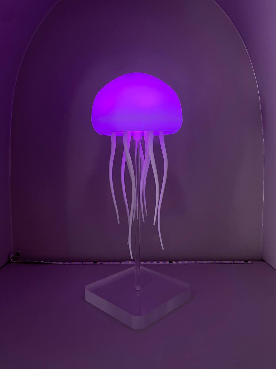 Miniatura 6 de Lampara medusa con movimiento