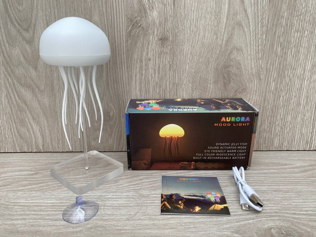 Miniatura 4 de Lampara medusa con movimiento