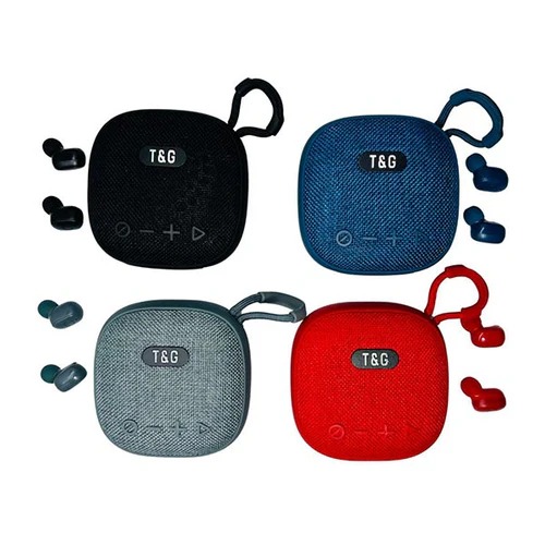 MINI PARLANTE TG-813-2 EN 1 AURICULARES