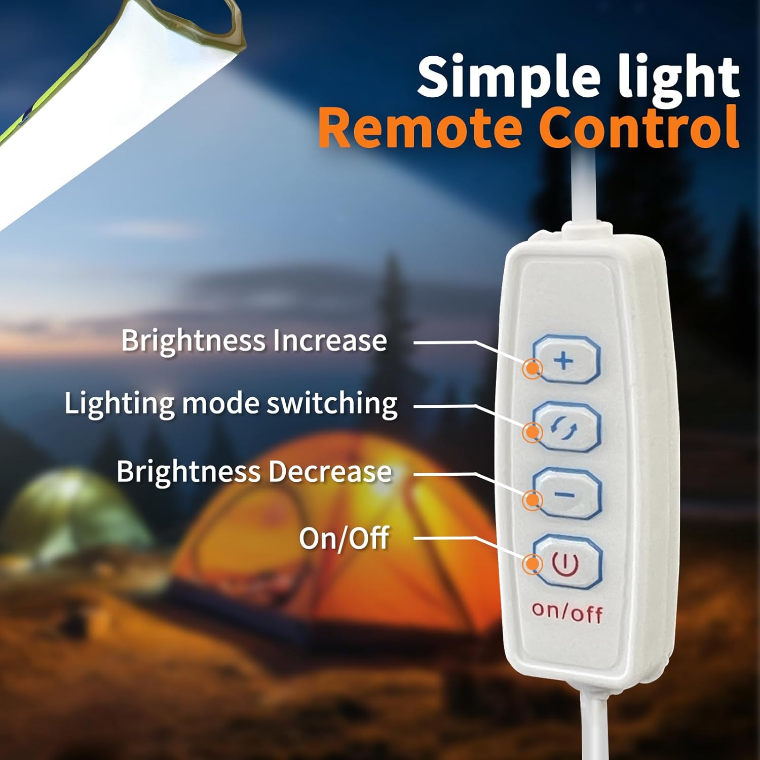 Tubo de Luz Inflable Linterna Expandible