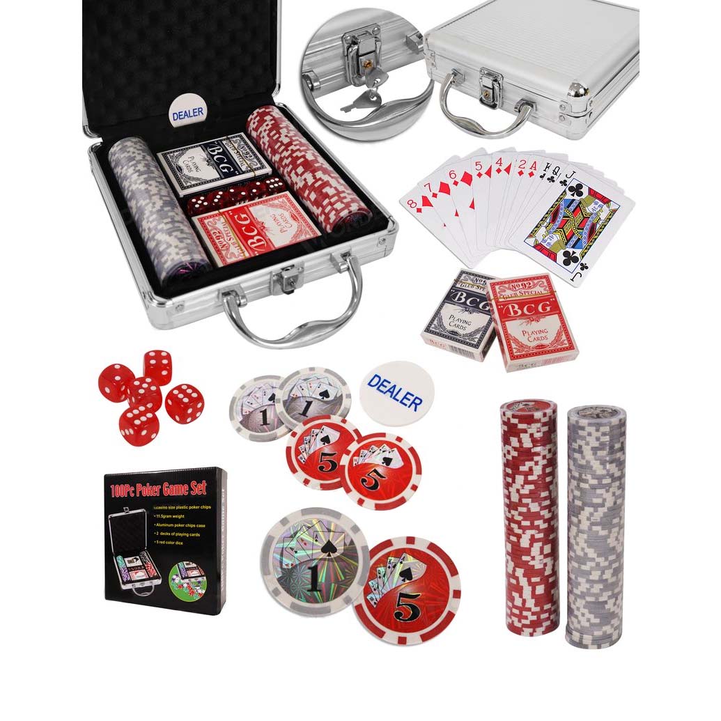 Set De Poker Con 100 Piezas
