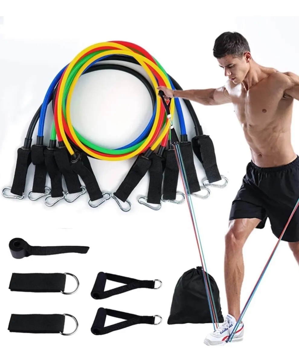 Miniatura 3 de Kit De Bandas De Resistencia 11pzs