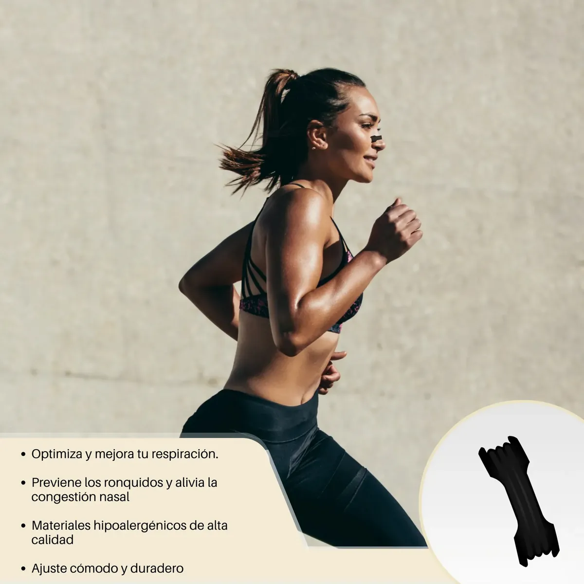Tiras Nasal Deportiva Aumenta Rendimient