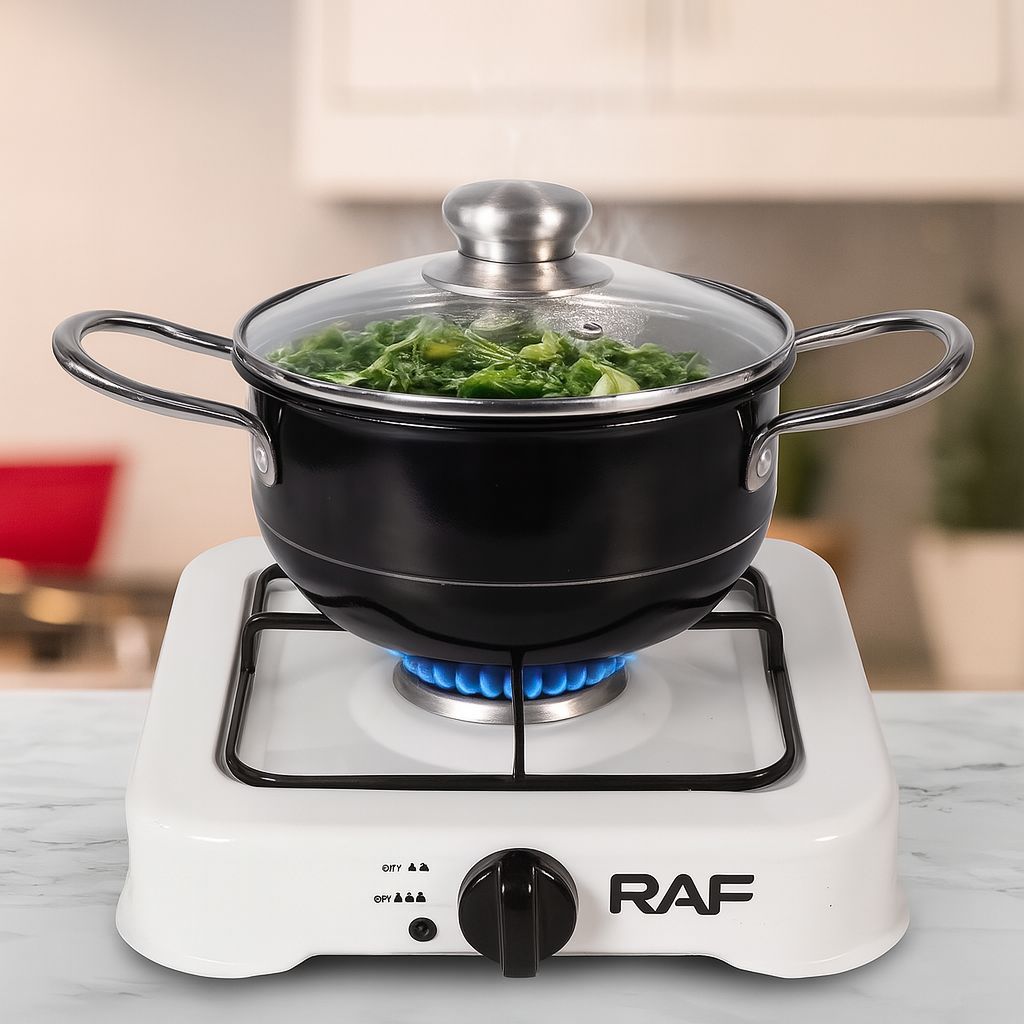 ESTUFA A GAS DE UN PUESTO CAMPING