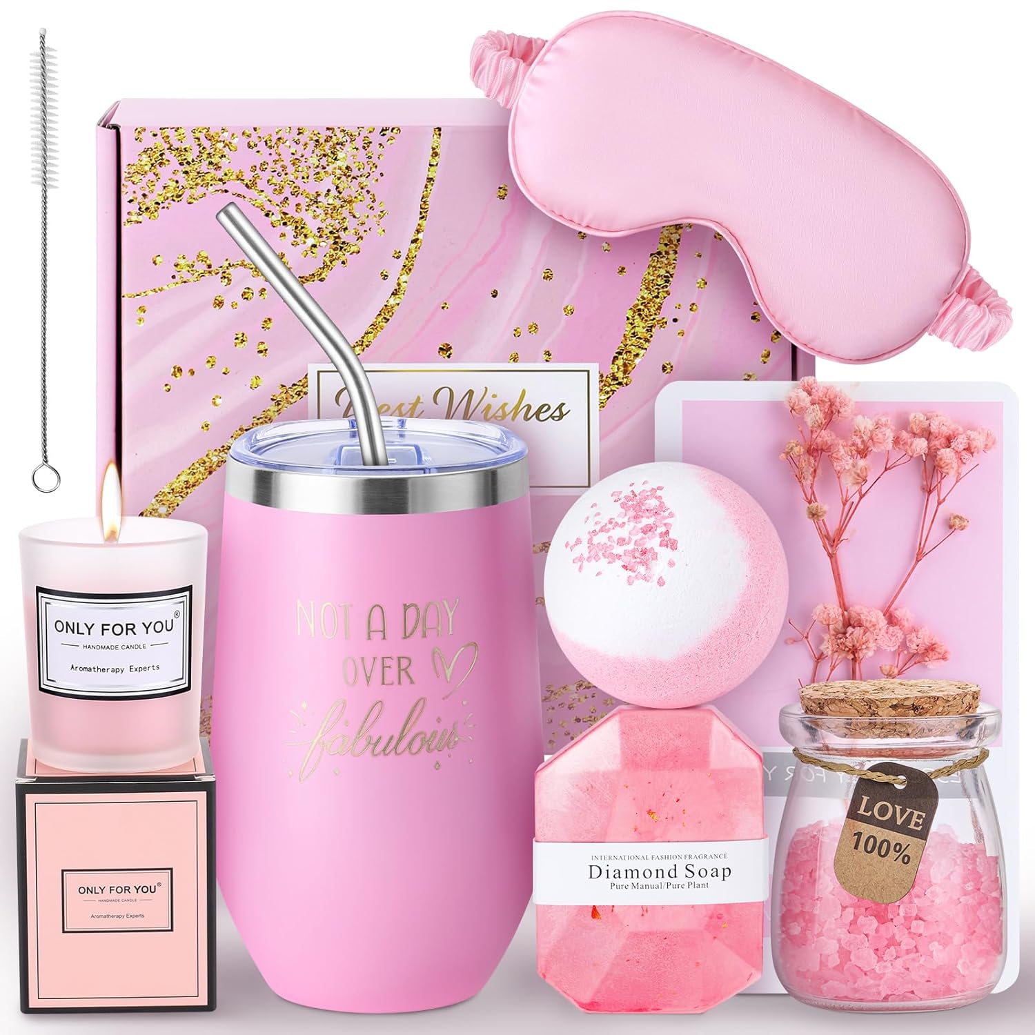 Miniatura 10 de KIT CESTA REGALOS PARA MUJER 8 ART🔥💆