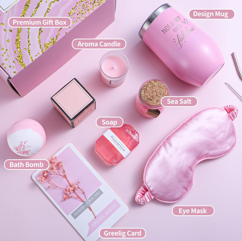 Miniatura 3 de KIT CESTA REGALOS PARA MUJER 8 ART🔥💆