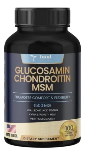 Glucosamina, Condroitina, Msm total heal