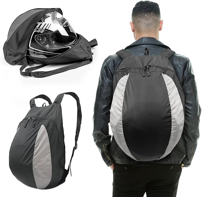 Miniatura 6 de bolso mochila impermeable casco moto