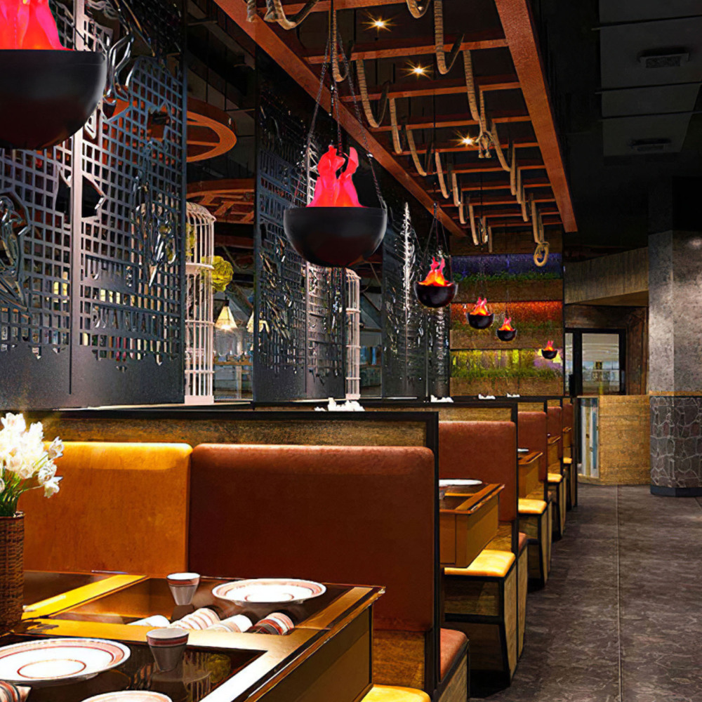 LAMPARA DE LLAMA ARTIFICIAL DECORATIVA