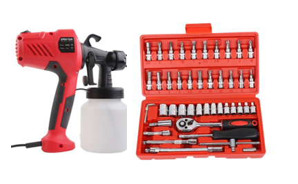 Combo Pulverizadora +Juego Copas 46pcs