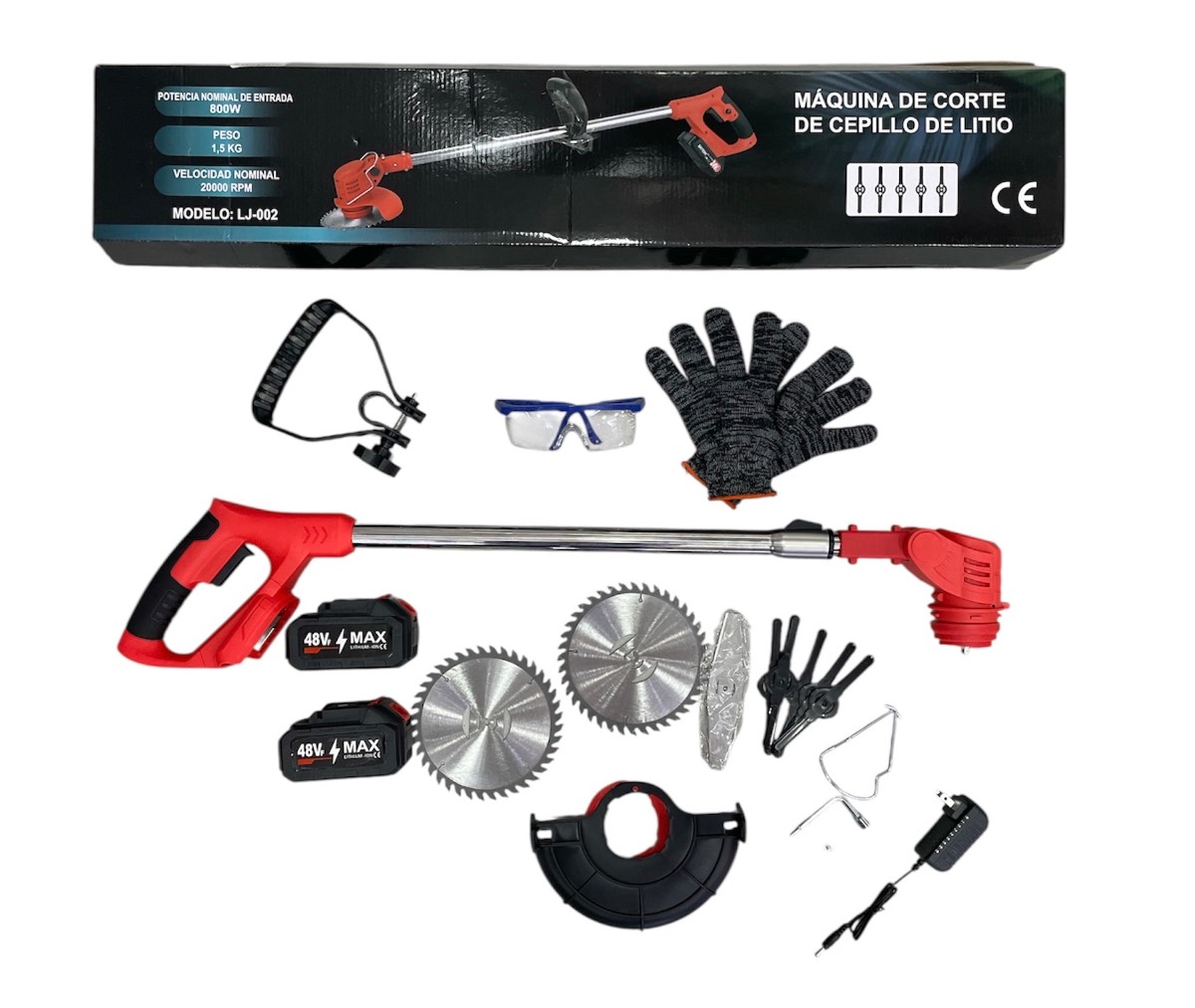 Podadora de cesped sin ruedas