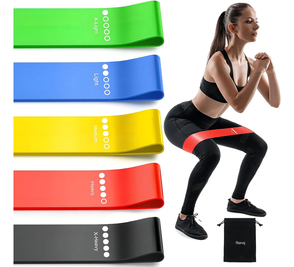 BANDAS  PARA EJERCICIO X5