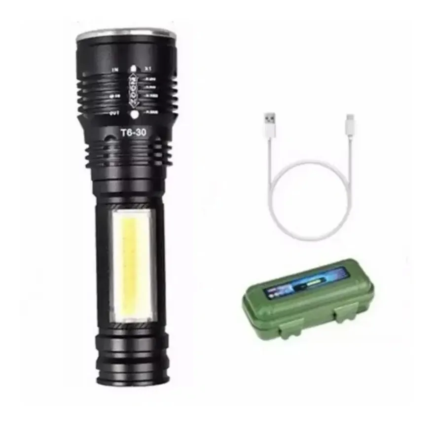 LINTERNA T630 ESTUCHE VERDE TIPO C