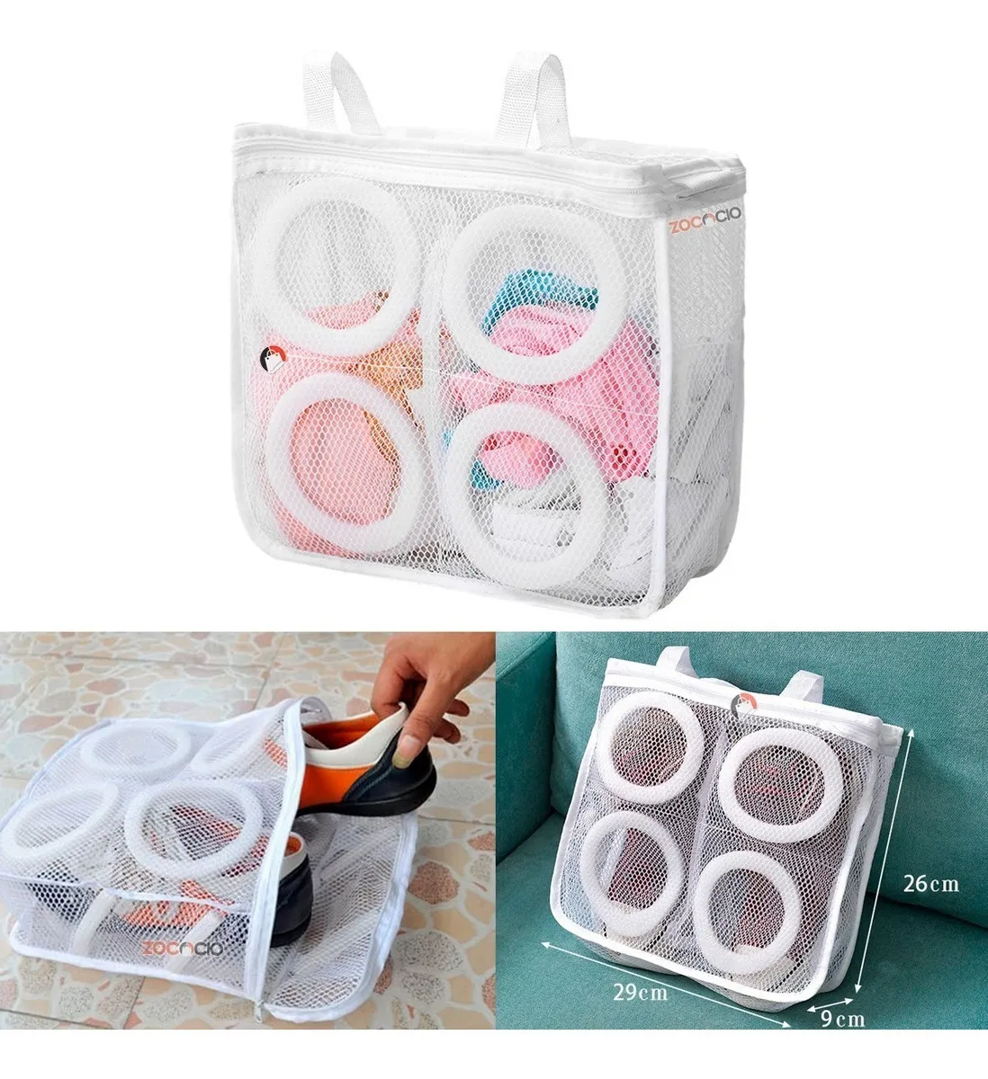 Miniatura 4 de Bolsa Para Lavar Zapatos Ropa Delicada