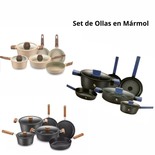 COMBO DE OLLAS MÁRMOL