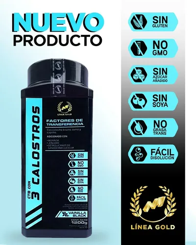 Miniatura 3 de 3 Calostros Premium 1.200gm