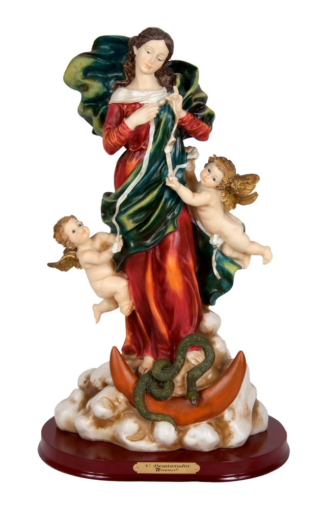 VIRGEN DESATANUDOS 12CMS