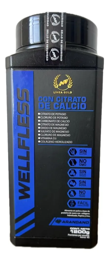 Miniatura 2 de Wellfless Con Citrato De Calcio