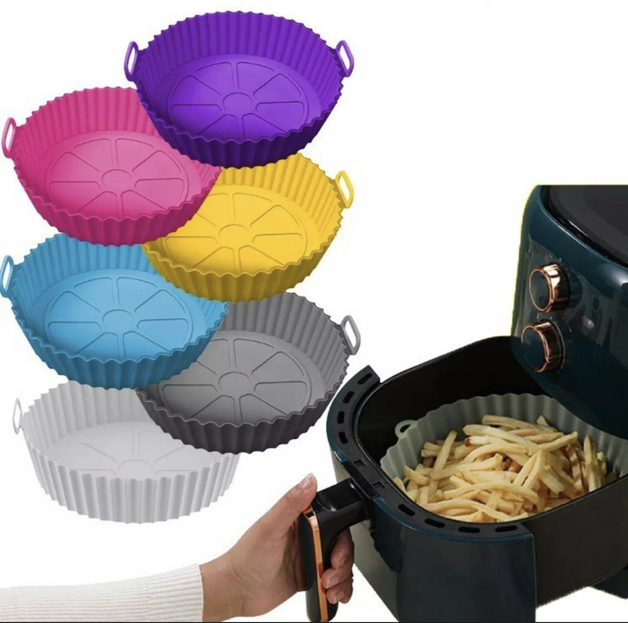 Miniatura 5 de Molde En Silicona Protector Para Freidor