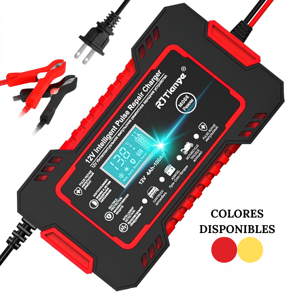 Cargador De Bateria Para Carro Moto 12v