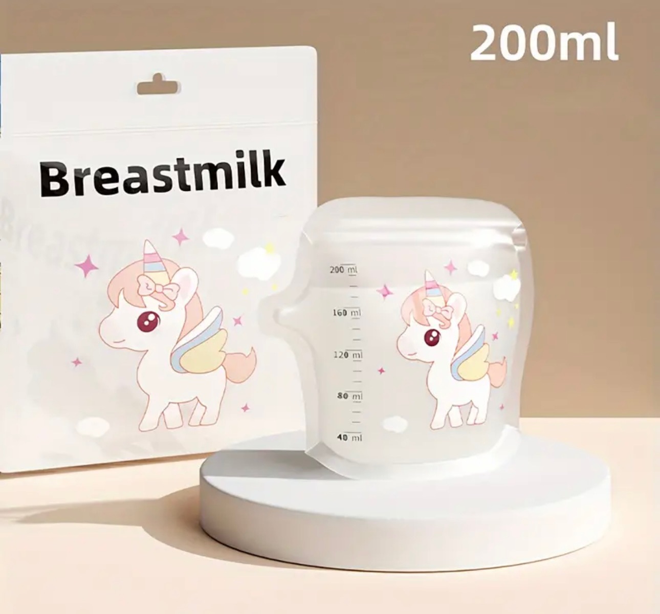 Bolsa Leche Materna 200 ML x 30 unidades