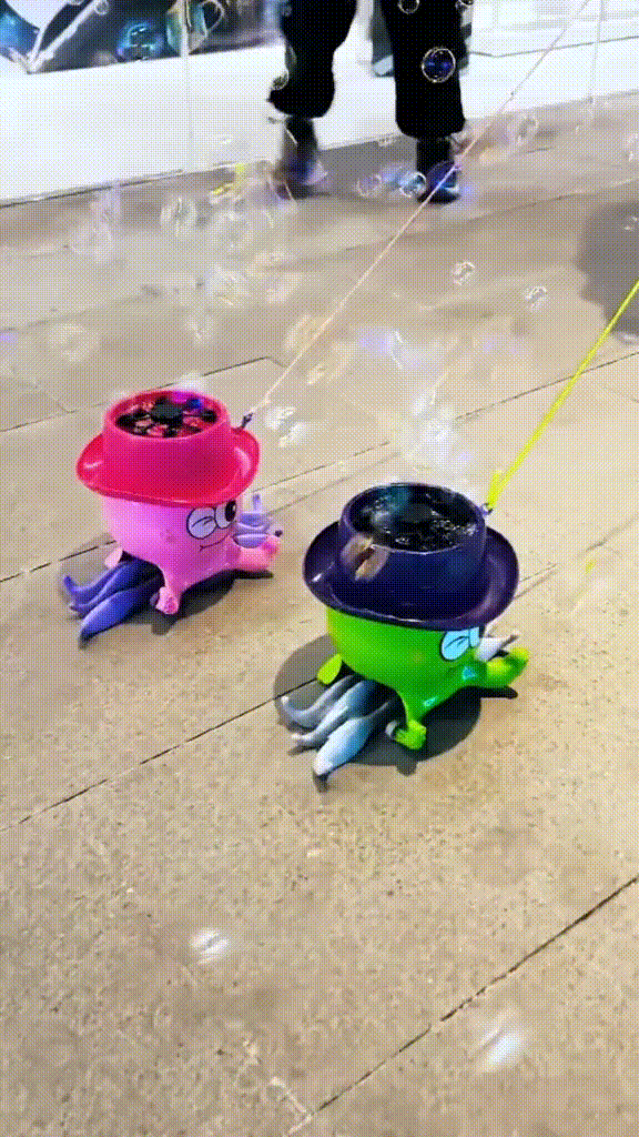 Pulpo máquina de burbujas