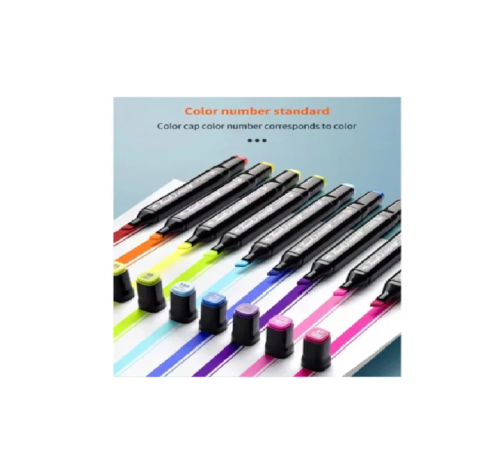 Miniatura 2 de Set Marcadores Doble Punta X 80