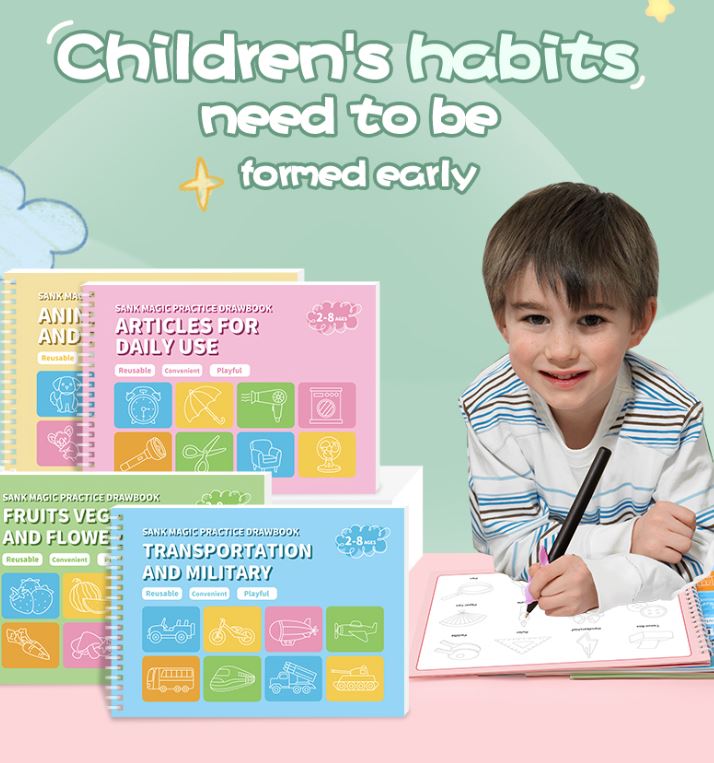 Miniatura 3 de Libros de caligrafía y dibujo x4