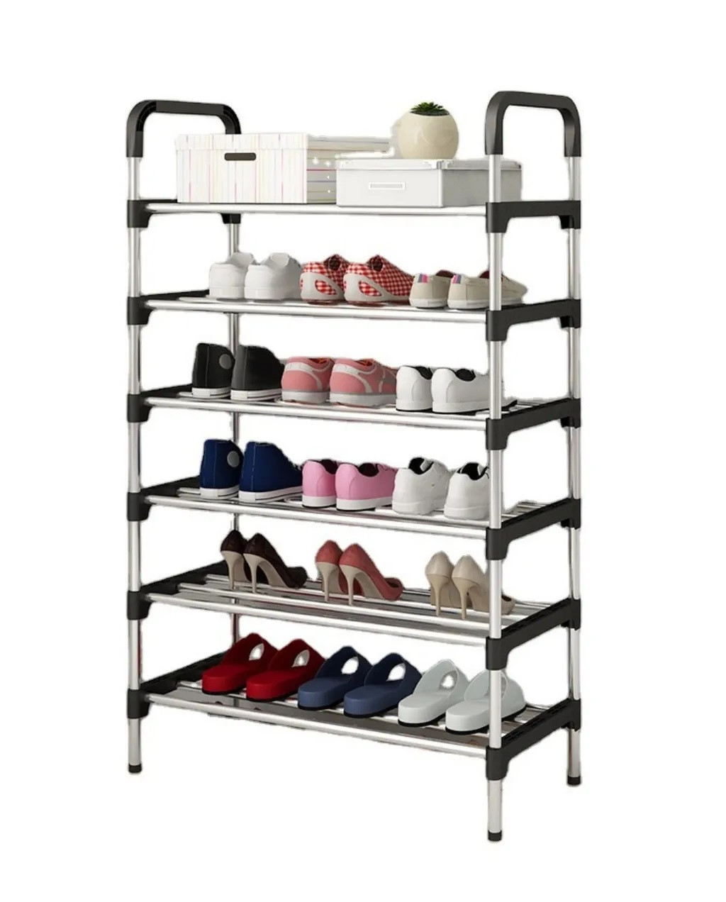 Miniatura 5 de Organizador Zapatero Metálico 6 Niveles