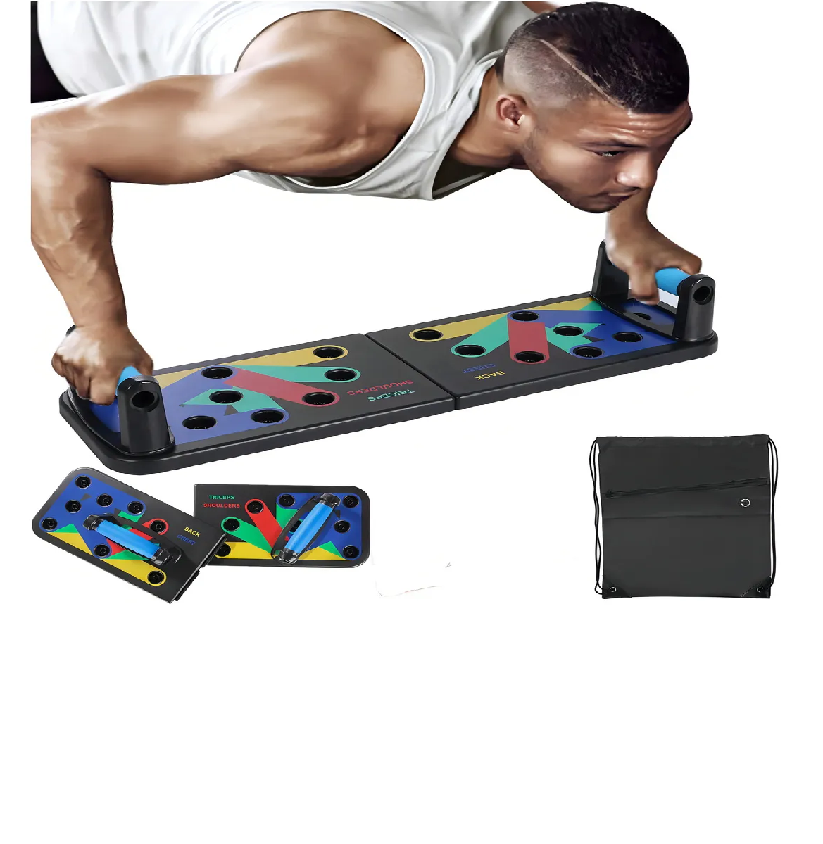 Miniatura 2 de Tabla Flexiones Ejercicios Negro