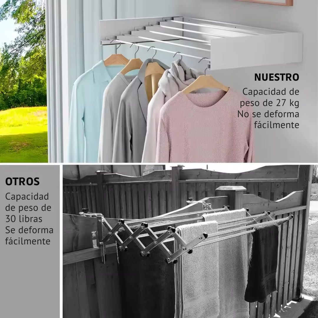 Miniatura 2 de Tendedero de Ropa Para Pared Oculto