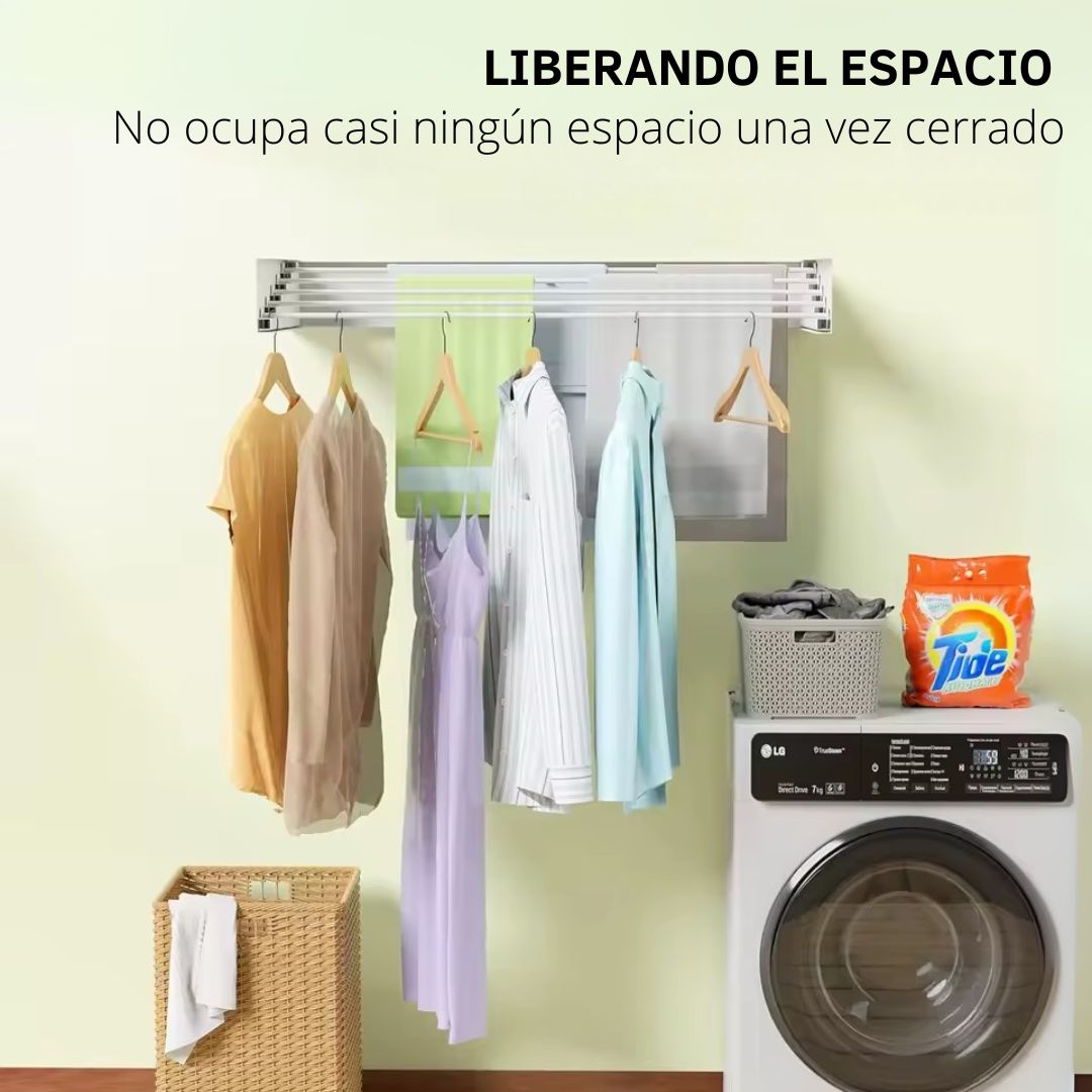 Miniatura 3 de Tendedero de Ropa Para Pared Oculto