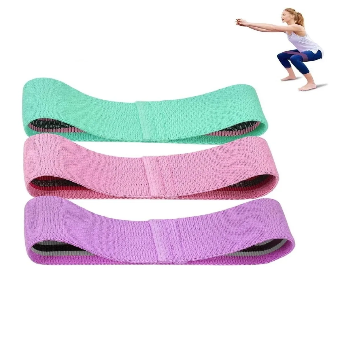 Miniatura 2 de Set 3 Banda Elastica Tela